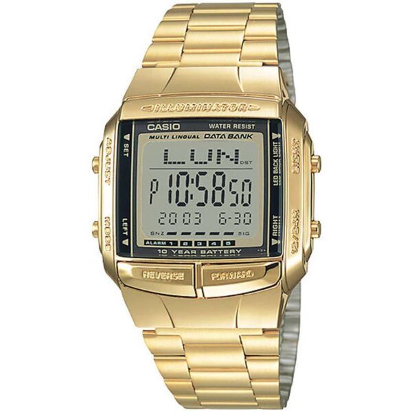 Casio Unisex DB-360G-9ADF Metal Basic Data Bank Small Size Watch
