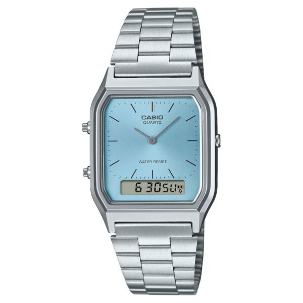 Casio AQ-230A-2A1MQYDF Vintage Turq Dial Ana-Digi Watch