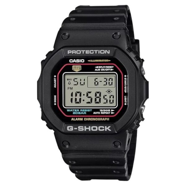 Casio DW-5600RL-1DR Men’s Digital Black Dial Bio-Based Resin Strap Watch
