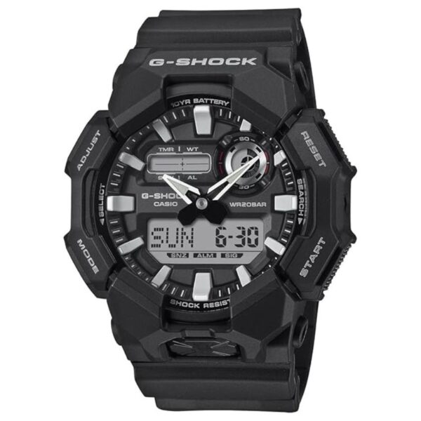 Casio GA-010-1A1DR Men’s Analog-Digital Black Dial Bio-Based Resin Strap Watch