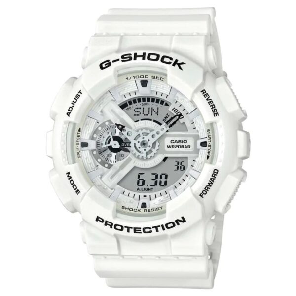 Casio GA-110MW-7ADR G-Shock Men’s White Resin Watch