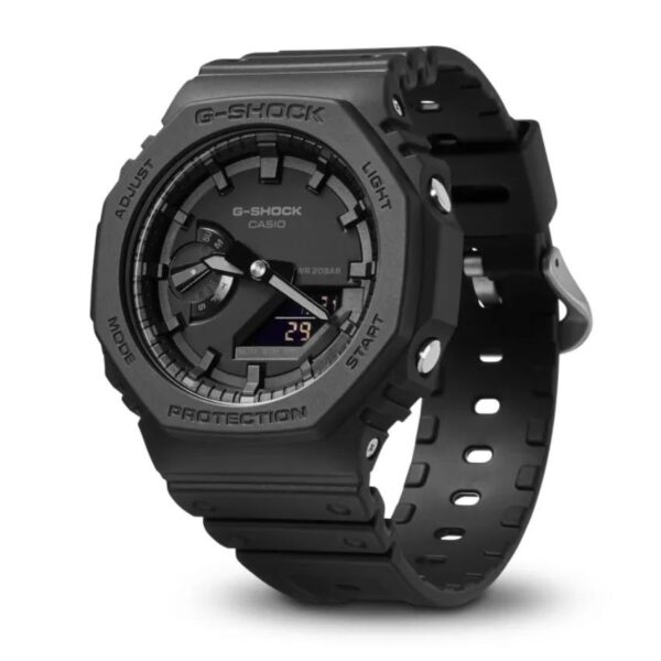 Casio GA-2100-1A1NDR Men’s Analog-Digital Black Dial Resin Strap Watch