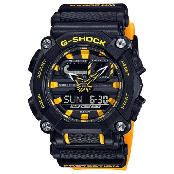 Casio GA-900A-1A9DR G-Shock Men’s Yellow Resin Watch