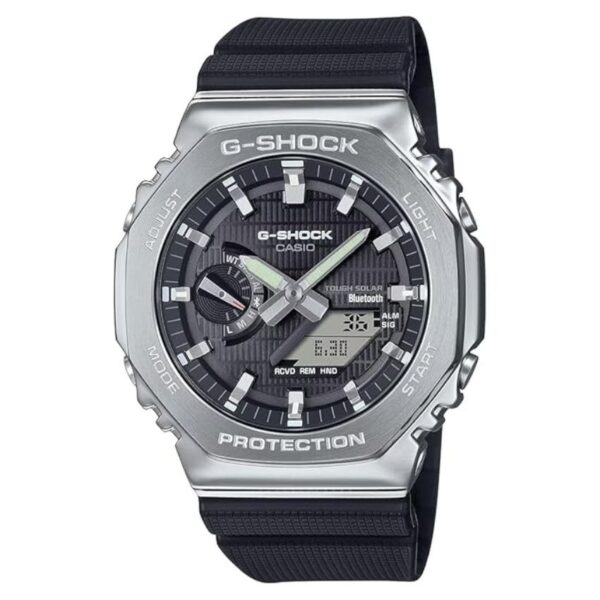 Casio GBM-2100-1ADR Men’s Analog-Digital Black Dial Bio-Based Resin Strap Watch