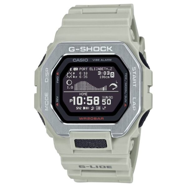 Casio GBX-100-8DR Men’s G-Shock G-LIDE Digital Surfing Watch with Smartphone Link