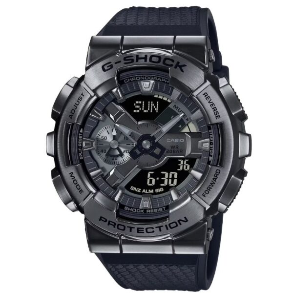Casio GM-110BB-1ADR G-Shock Men’s Black Resin Watch – 49mm