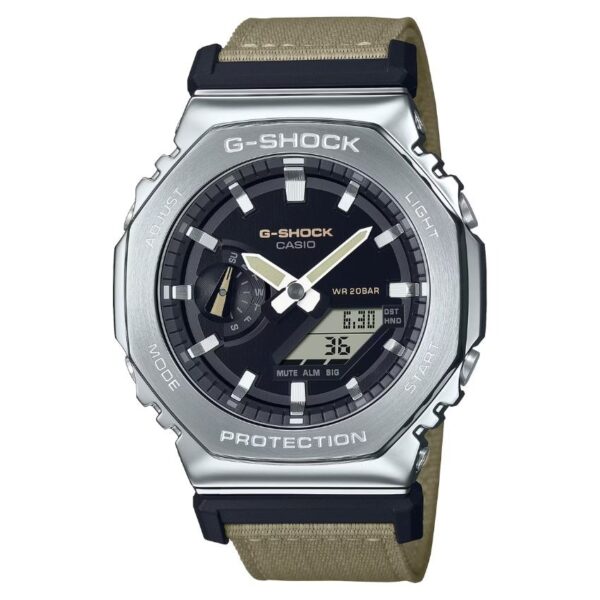 GM-2100C-5ADR G-shock Men’s Camo Fabric ANA-DIGI Watch