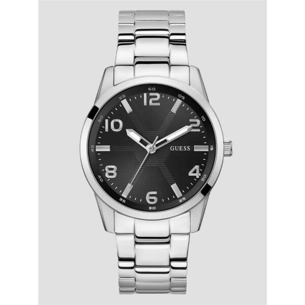 Guess GW0804G2 Men’s Monte Black Dial Silver Bracelet Medium Watch