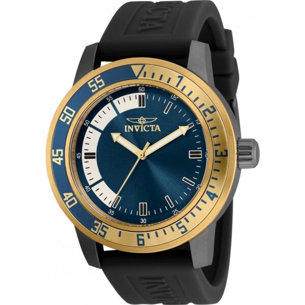 Invicta INV35779 Men’s Specialty Blue, White Dial Silicone Watch