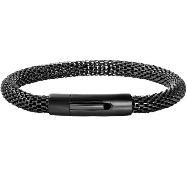 Invicta B8577-L Men’s Mesh Chain Black Bracelet