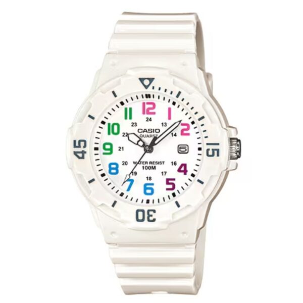 Casio LRW200H-7BV Women’s White Resin Strap Watch