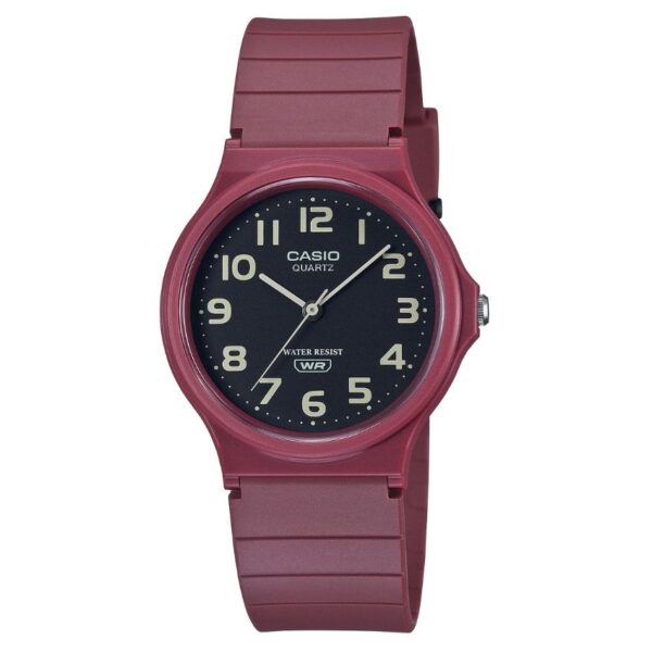 CASIO CLASSIC MQ-24UC-4BDF RED RESIN CASUAL MEN WATCH