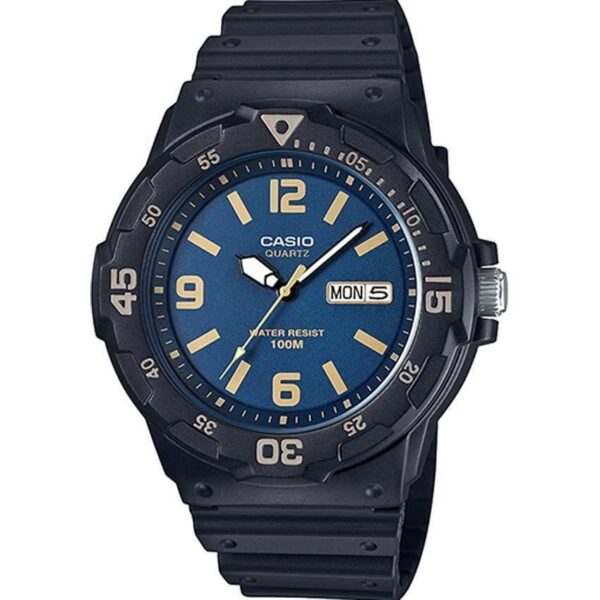 Casio MRW200H-2B3V Men’s Analog Black Resin Dive Medium Size Watch