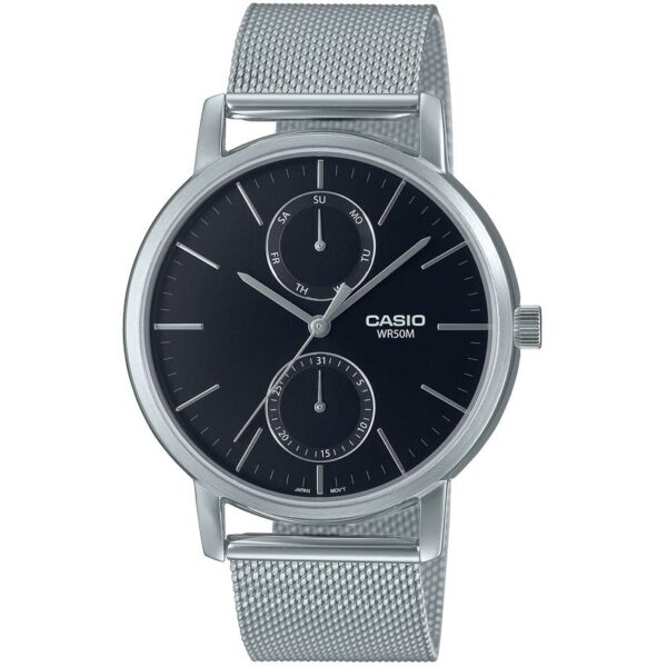Casio MTP-B310M-1AVDF Men’s Multifunction Black Dial Mesh Watch