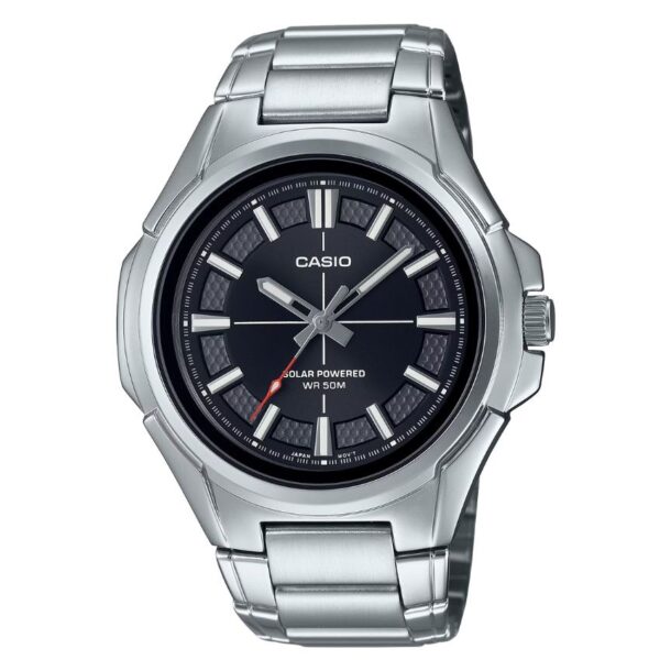 Casio MTP-RS100D-1AVDF Men’s Solar Powered Stainless Steel Watch