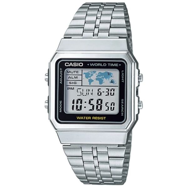 Casio A500WA-1 Men’s Classic Silver-Tone Watch