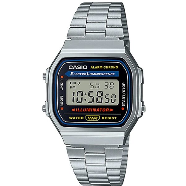 Casio A168WA-1WDF Men’s Classic Stainless Steel Small Watch