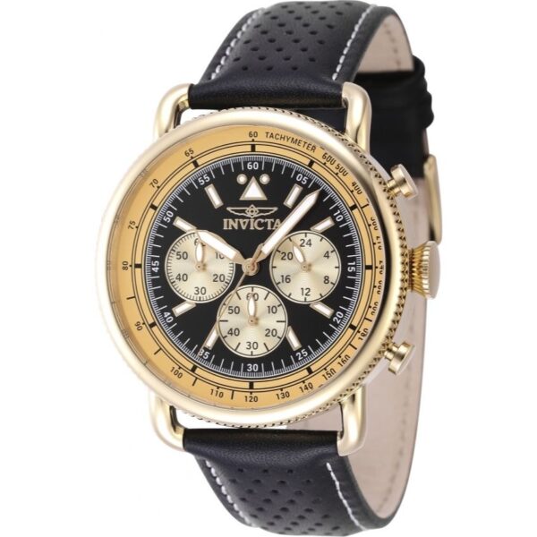 Invicta 47366 Men’s Speedway Zager Exclusive Gold Case, Dial Tachymeter Watch