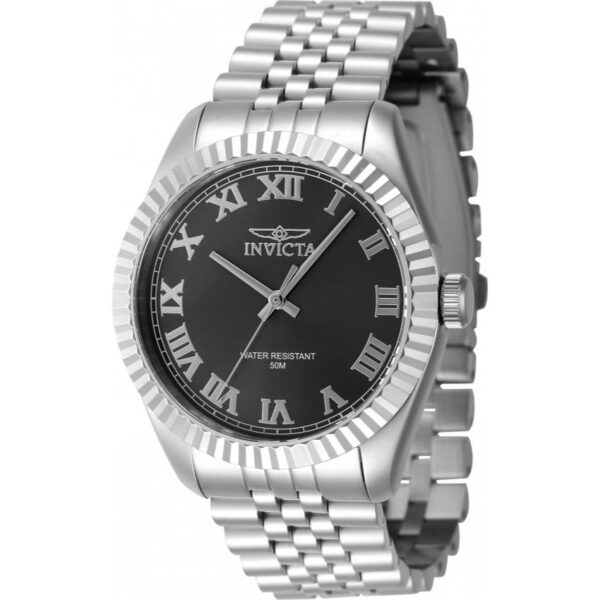 Invicta INV47396 Men’s Specialty Quartz Stainless Steel Case Black Dial Stainless Steel Bracelet Watch