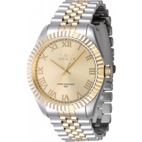 Invicta INV47404 Men’s Specialty Quartz Two-Tone Stainless Steel Case Gold Dial Two-Tone Stainless Steel Bracelet Watch