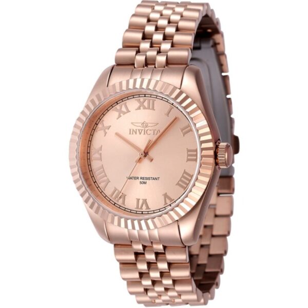 Invicta INV47419 Women’s Specialty Quartz Rose Gold-Tone Stainless Steel Case Rose Gold Dial Rose Gold-Tone Stainless Steel Bracelet Watch