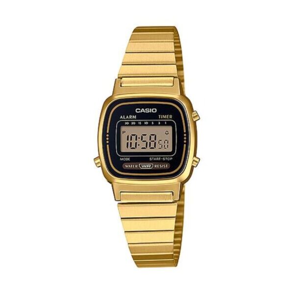 Casio LA670WGA-1 Women’s Vintage Digital Bracelet Watch