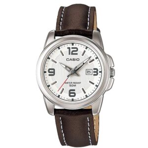 Casio LTP-1314L-7AVDF Women’s Enticer Analog Brown Leather Watch